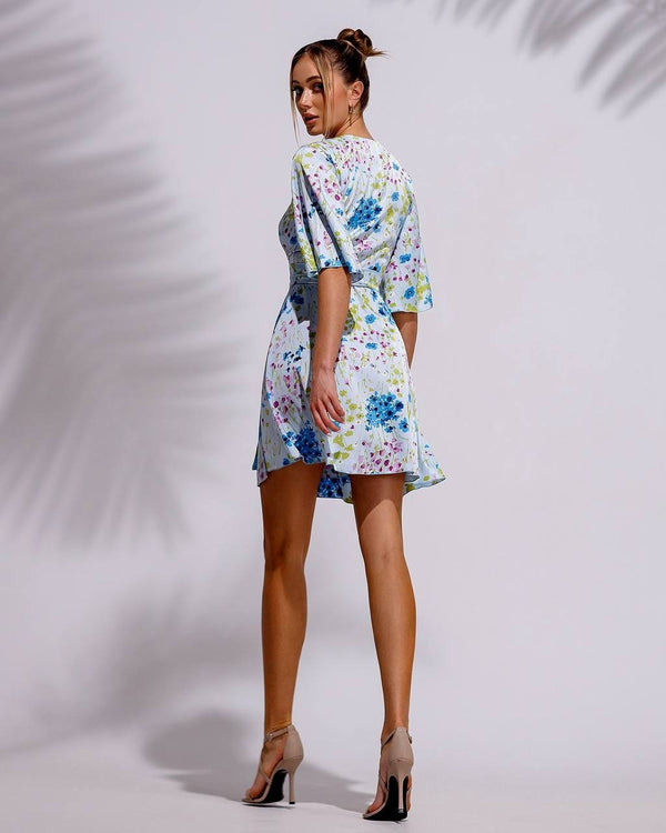 Suzanne Printed Flared Dress