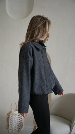 Romane Oversized Shirt Jacket