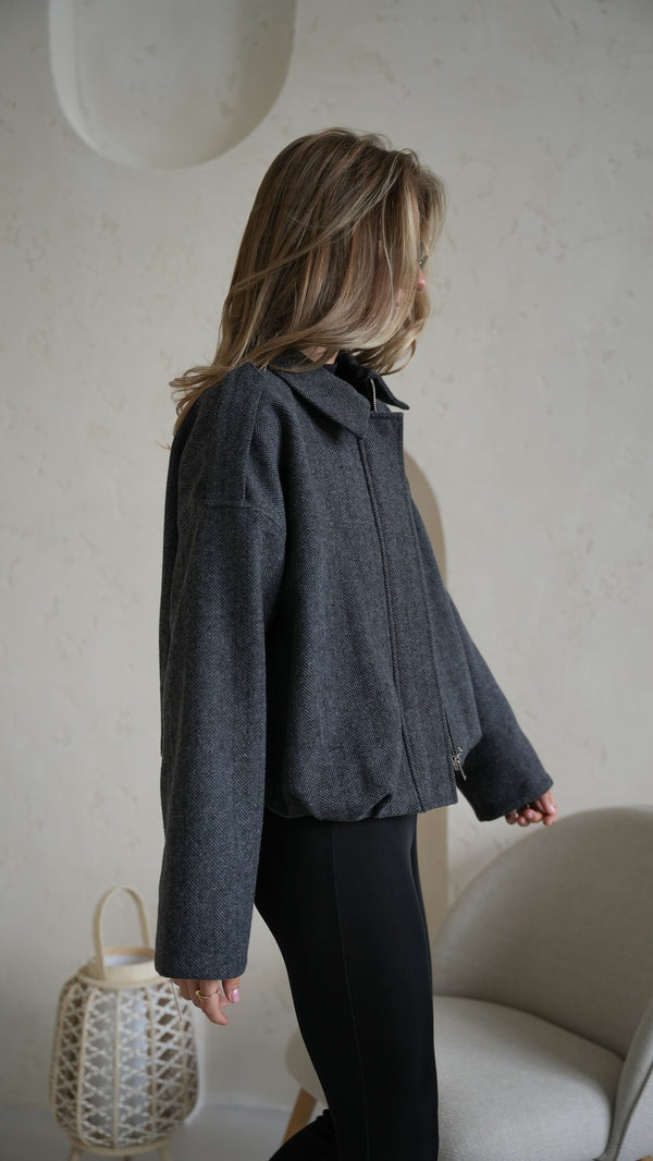 Romane Oversized Shirt Jacket