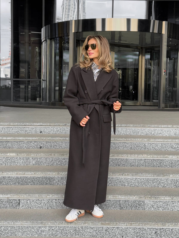 Solange Belted Longline Coat