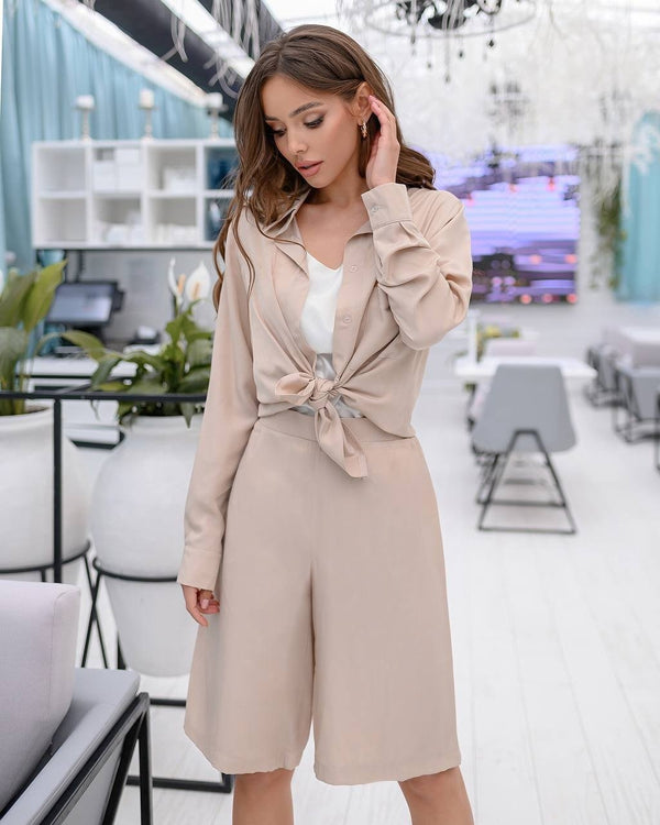 Marisol Blouse & Culotte Set