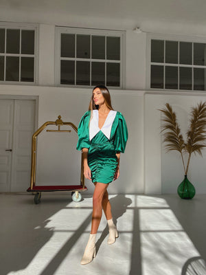 Bernadette Ruched Mini Dress
