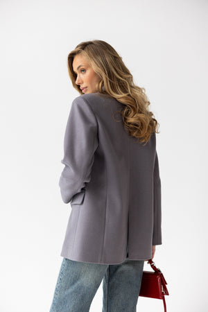 Adrienne Oversized Blazer – Grey