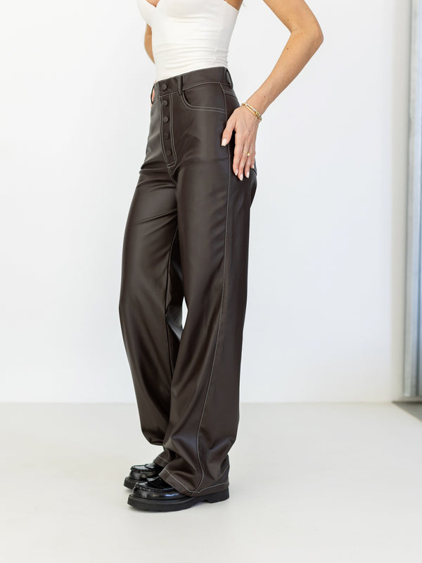 Astrid Belted Wide-Leg Trousers