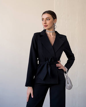 Eugénie Belted Blazer & Trouser Suit