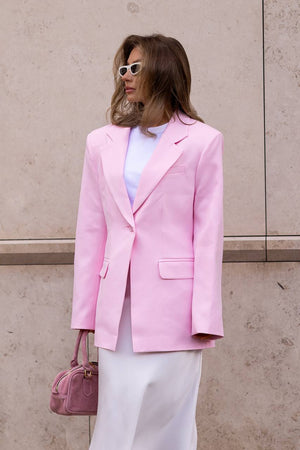 Pembe Özel Dikim Premium Blazer