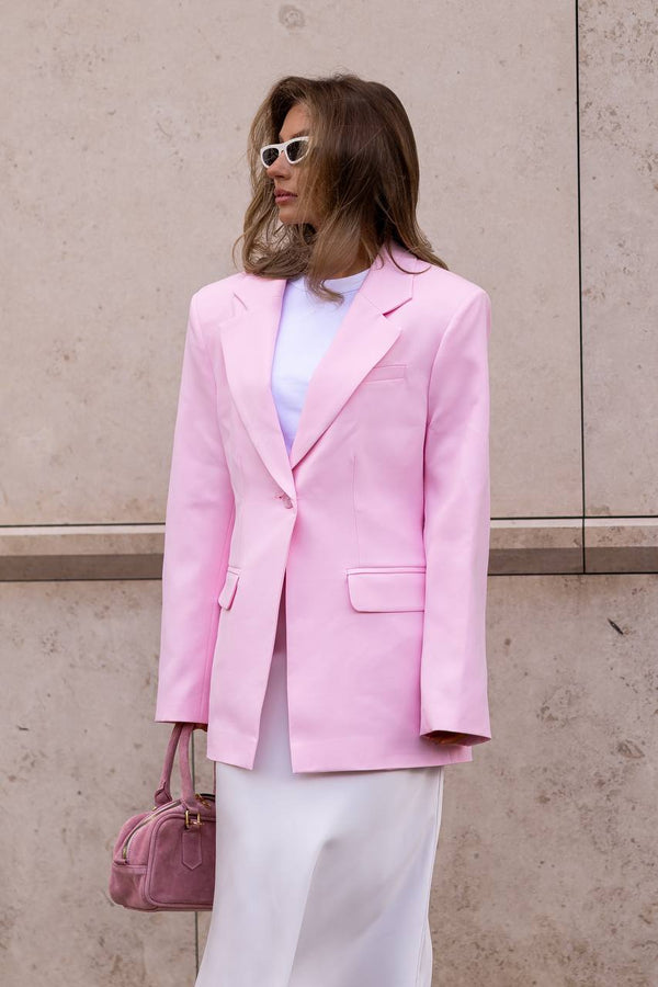Pembe Özel Dikim Premium Blazer