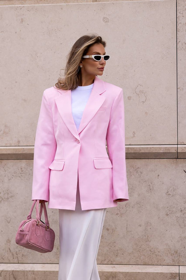 Pembe Özel Dikim Premium Blazer