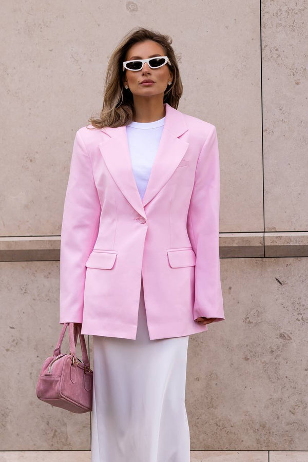Pembe Özel Dikim Premium Blazer