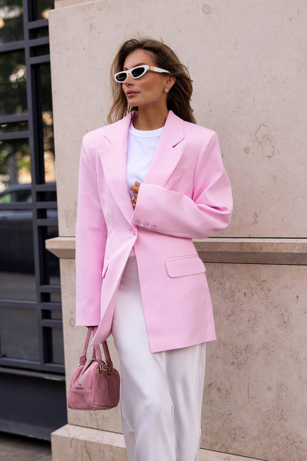 Pembe Özel Dikim Premium Blazer