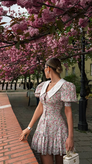 Rochie Blush Garden Reverie