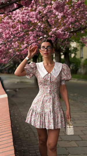 Rochie Blush Garden Reverie