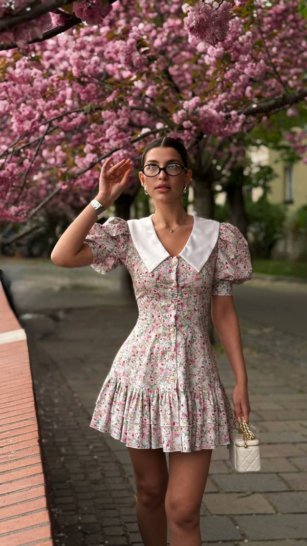 Rochie Blush Garden Reverie