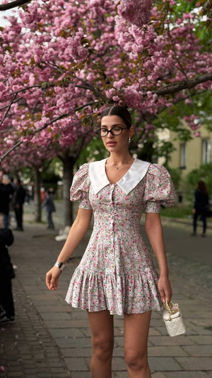 Rochie Blush Garden Reverie