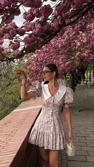 Rochie Blush Garden Reverie