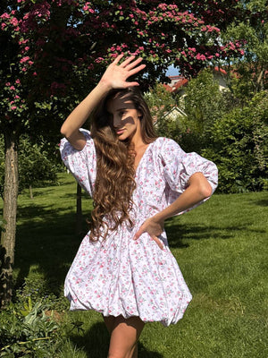 Rochie mini cu baloane Meadow Whisper