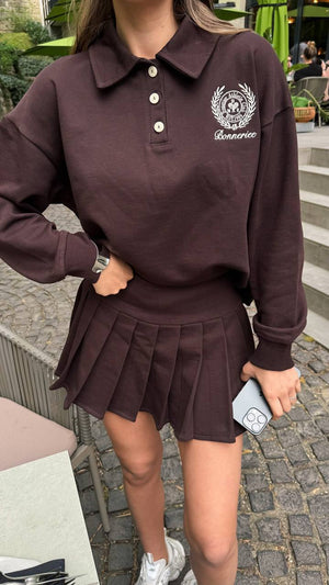 Set polo de tenis cu ciocolată