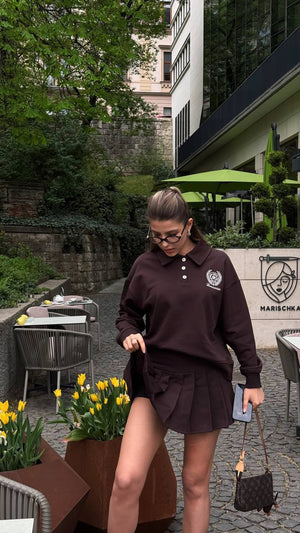 Set polo de tenis cu ciocolată