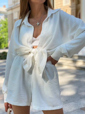 Set cămașă ivory Sunny
