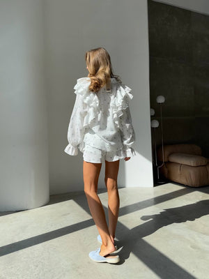 Hanna Ruffle Muslin Seti