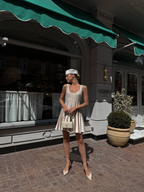 Sand-Stripe Mallorca Sundress