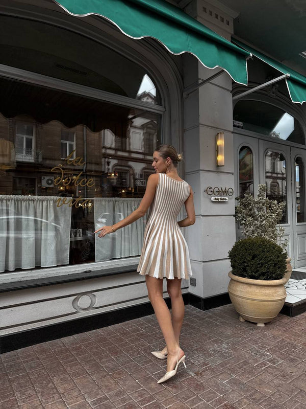 Sand-Stripe Mallorca Sundress