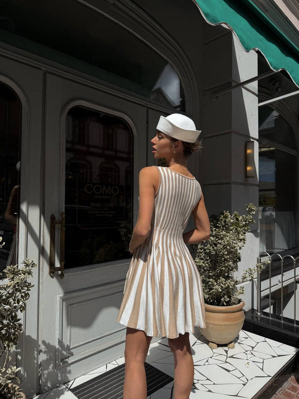 Sand-Stripe Mallorca Sundress