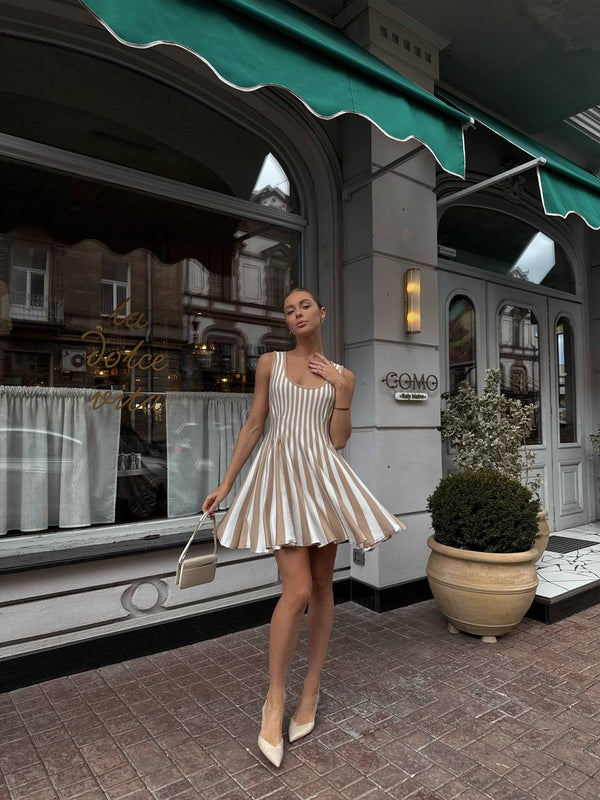 Sand-Stripe Mallorca Sundress