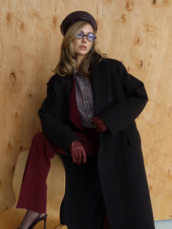 Solange Belted Longline Coat