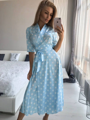 Aurore Wrap Midi Dress