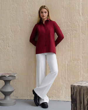 Camélia Satin Shirt