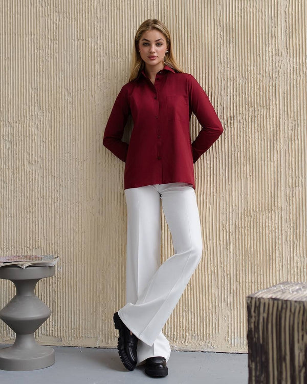 Camélia Satin Shirt