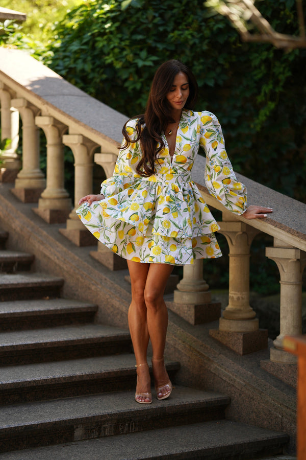 Amalia Flounce Dress
