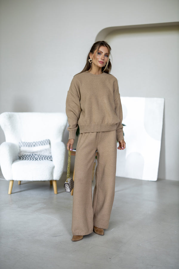 Anouk Knit Lounge Set – Camel