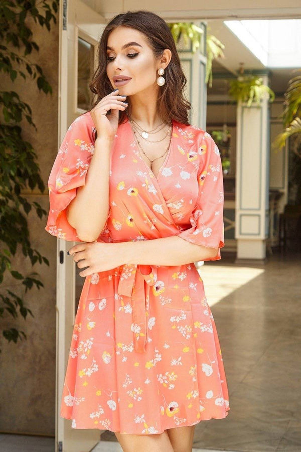 Suzanne Printed Flared Dress