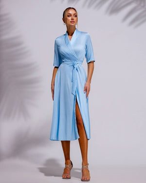 Aurore Wrap Midi Dress
