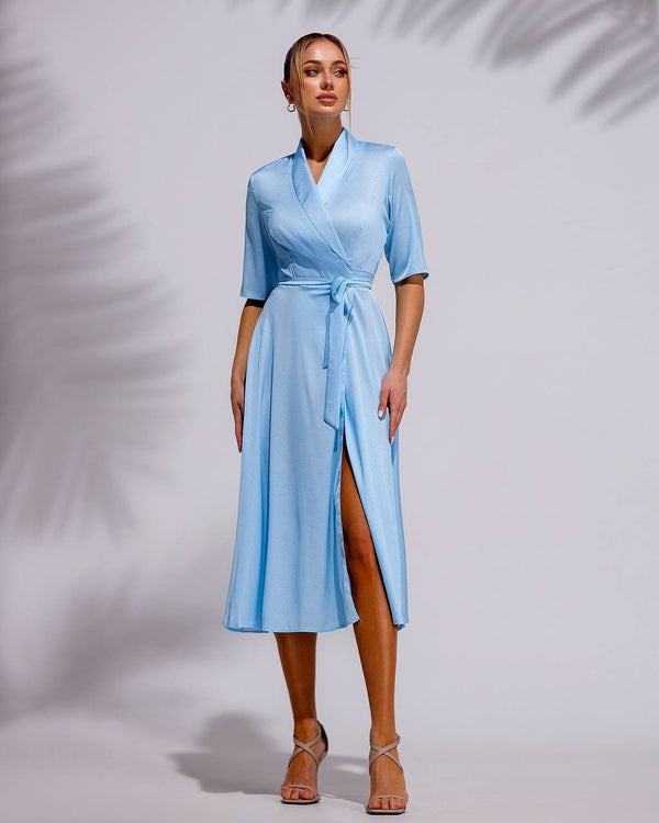 Aurore Wrap Midi Dress