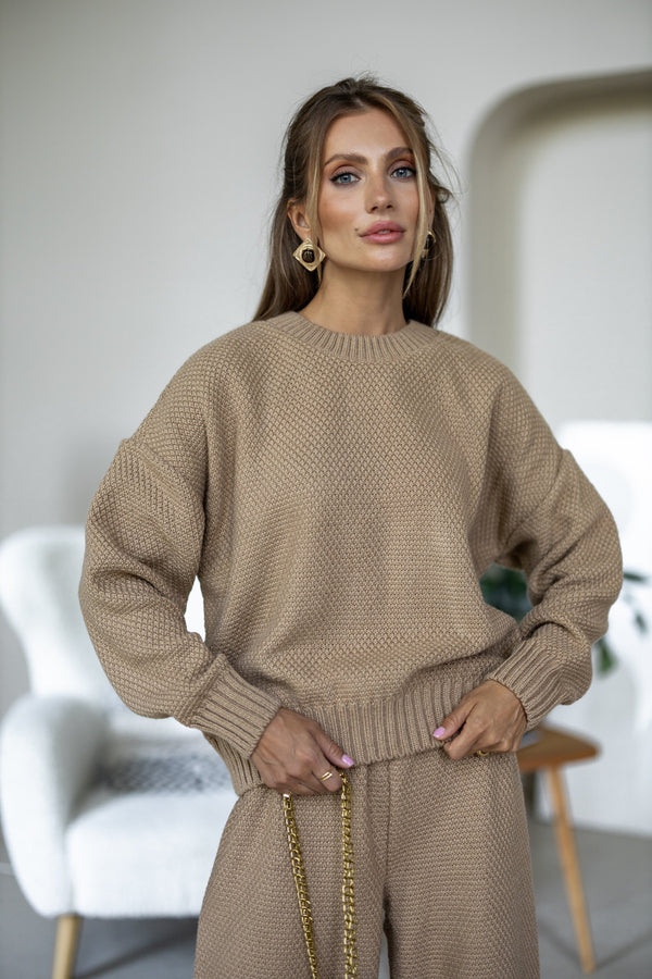 Anouk Knit Lounge Set – Camel