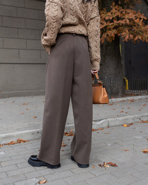 Céline Knit Top & Wide-Leg Set