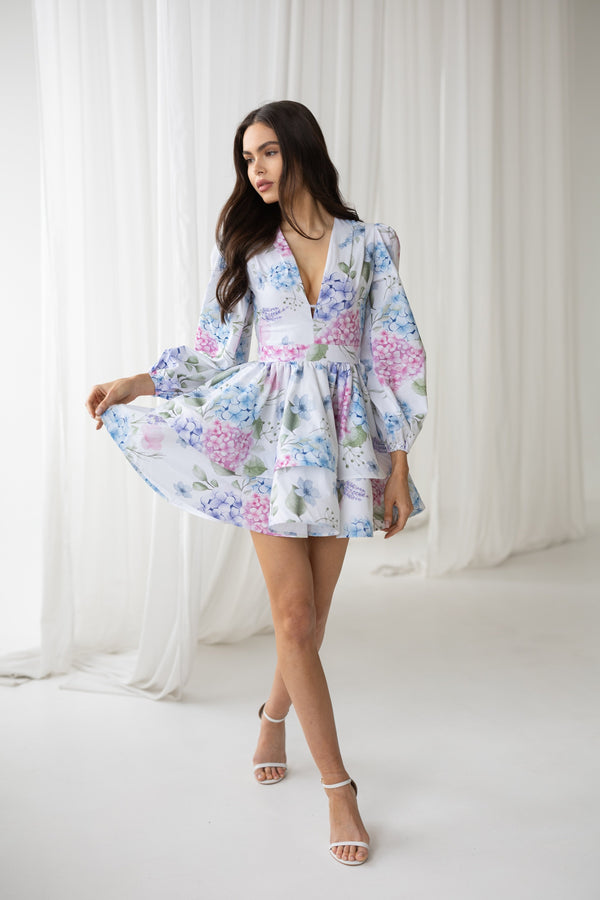 Amalia Flounce Dress
