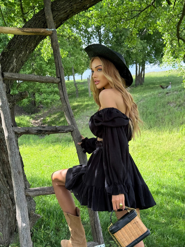 Séraphine Broderie Top & Skirt Set