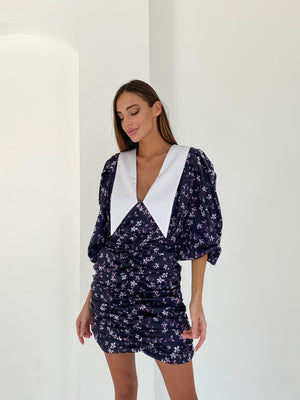 Bernadette Ruched Mini Dress