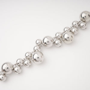 Silver Statement Bubble Necklace