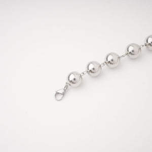 Silver Statement Bubble Necklace