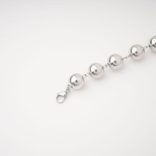 Silver Statement Bubble Necklace