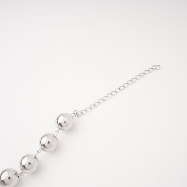 Silver Statement Bubble Necklace