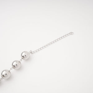 Silver Statement Bubble Necklace