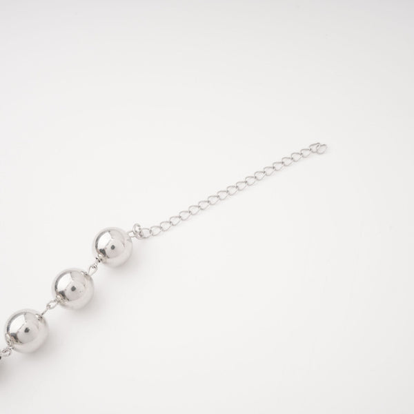 Silver Statement Bubble Necklace