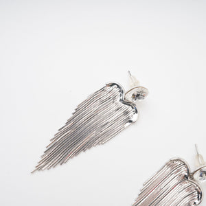 Crystal Top Long Fringe Drop Earrings