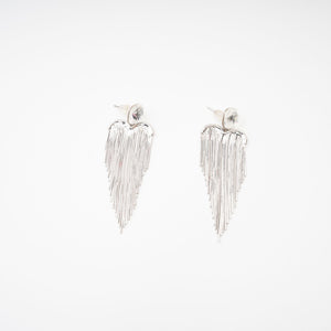 Crystal Top Long Fringe Drop Earrings